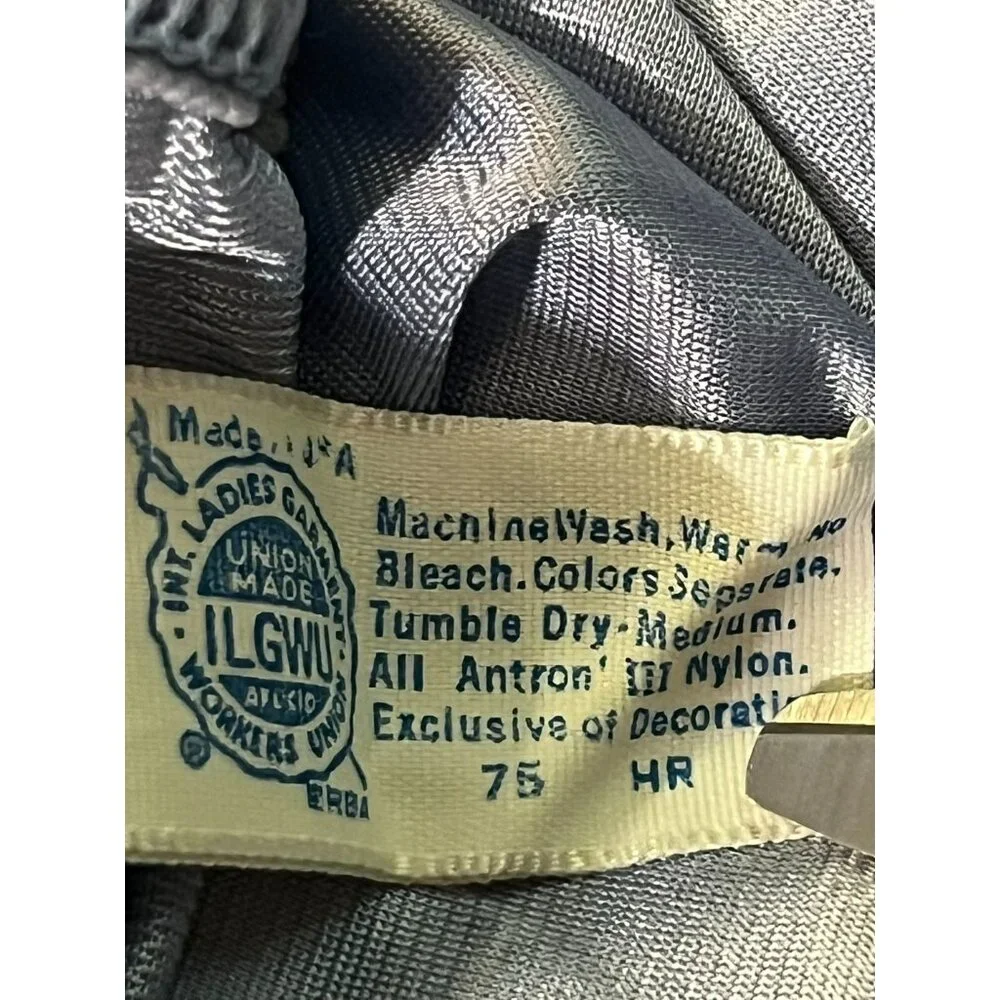 Vintage Maidenform Half Slip Womens Small Blue 24” Sweet Nothings ILGWU 60s